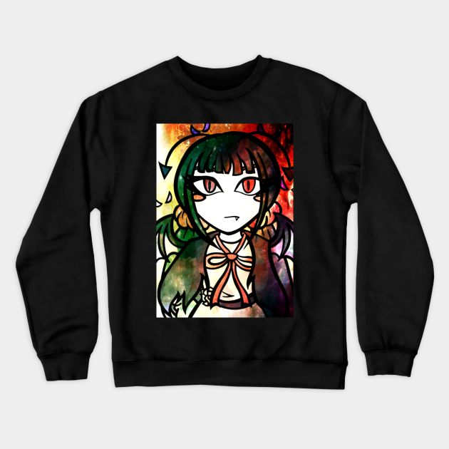 Danganween - Demon Maki Crewneck Sweatshirt by ScribbleSketchScoo